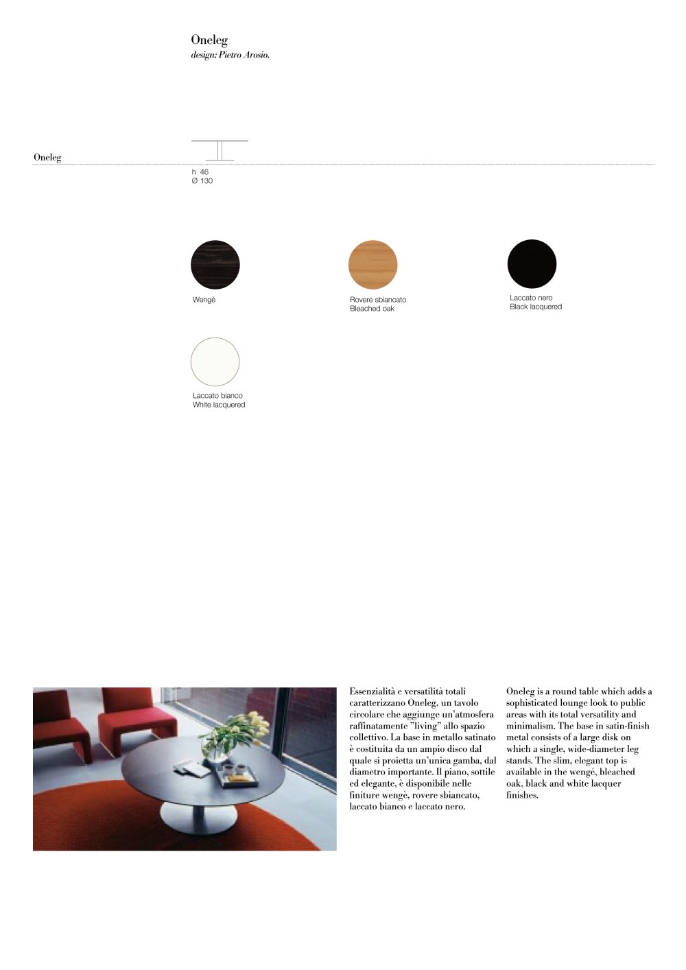 Oneleg - Tacchini