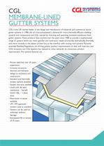 CGL Membrane-Lined Gutter Systems