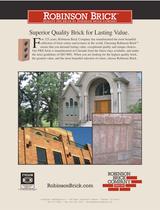 CATALOGUE ROBISON BRICK 