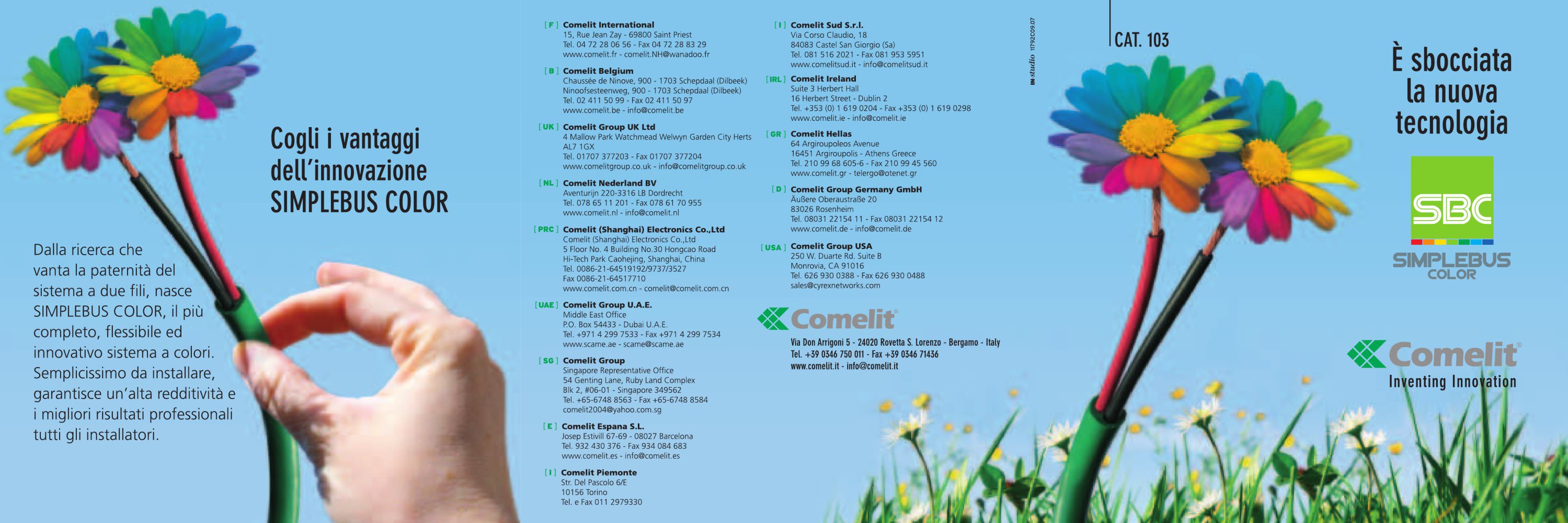 Depliant Simplebus Color - Comelit