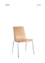 Happy stackable armchair 