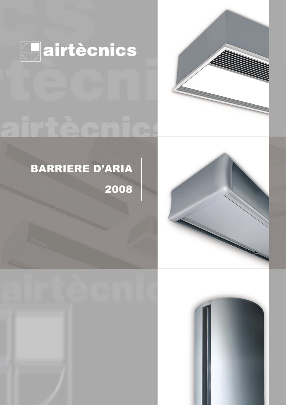 Barreiere d'aria Catalogo - airtecnics sl