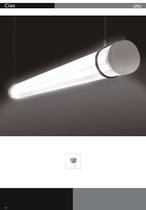 Fluorescent suspended luminaire CIAO