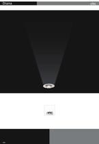 Recessed exterior floor light DIANA
