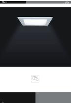 Recessed fluorescent luminaire FLUX