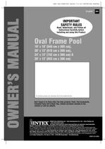 OVAL FRAME POOLS