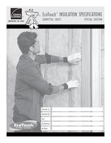 EcoTouch� INSULATION SPECIFICATIONS