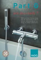 VADO Building Regulations Part G catalogue (PDF)