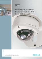 Fixed dome cameras