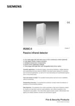 IR200.. - Professional Visatec II� PIR detector, 15 m wide angle