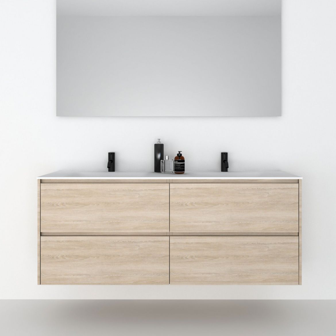 mobile bagno 160 cm doppio lavabo