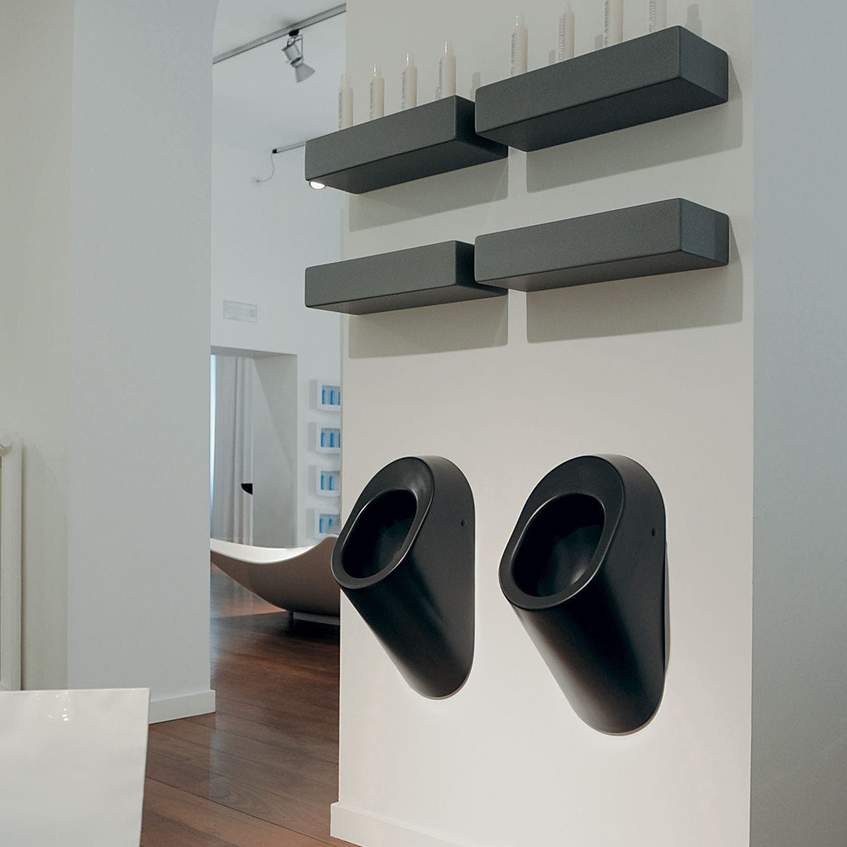 Orinatoio In Ceramica - LEMA - SUPRATECH - Da Parete / Con Fotocella - Foto 4