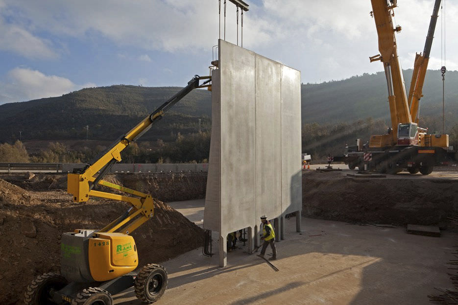 Muro di contenimento in cemento armato - HORMIPRESA - modulare