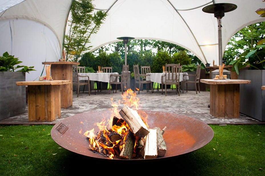 Bruciatore Per Legna Da Esterno UNHO In Acciaio Inox &ndash; Portatile Per Campeggio E Cortile