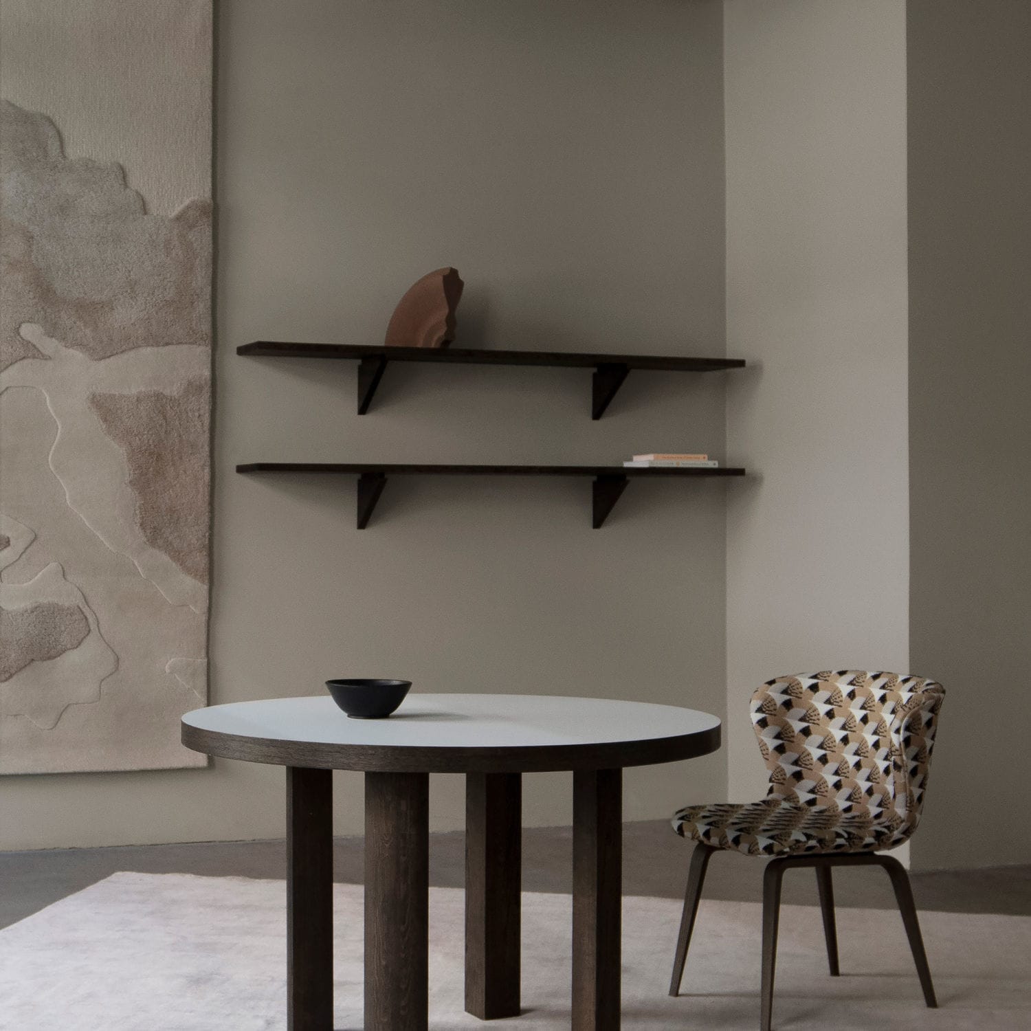 Maven Lane Artemis Contemporary Wooden Side Table In Refined White