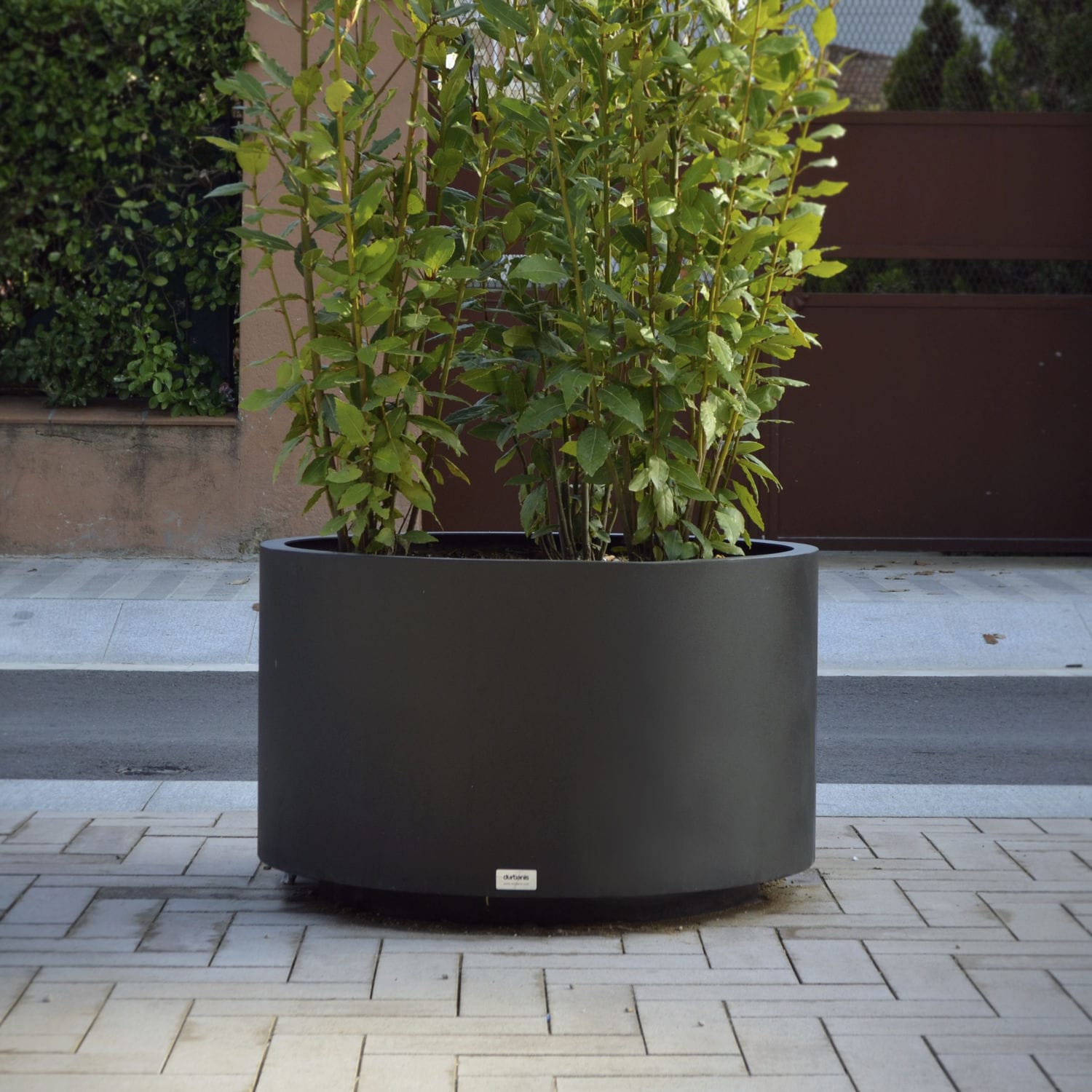 Fioriera in metallo 30 x 12 x 14 - Fioriera rettangolare media - Vaso annuale primaverile - Patina - Italia