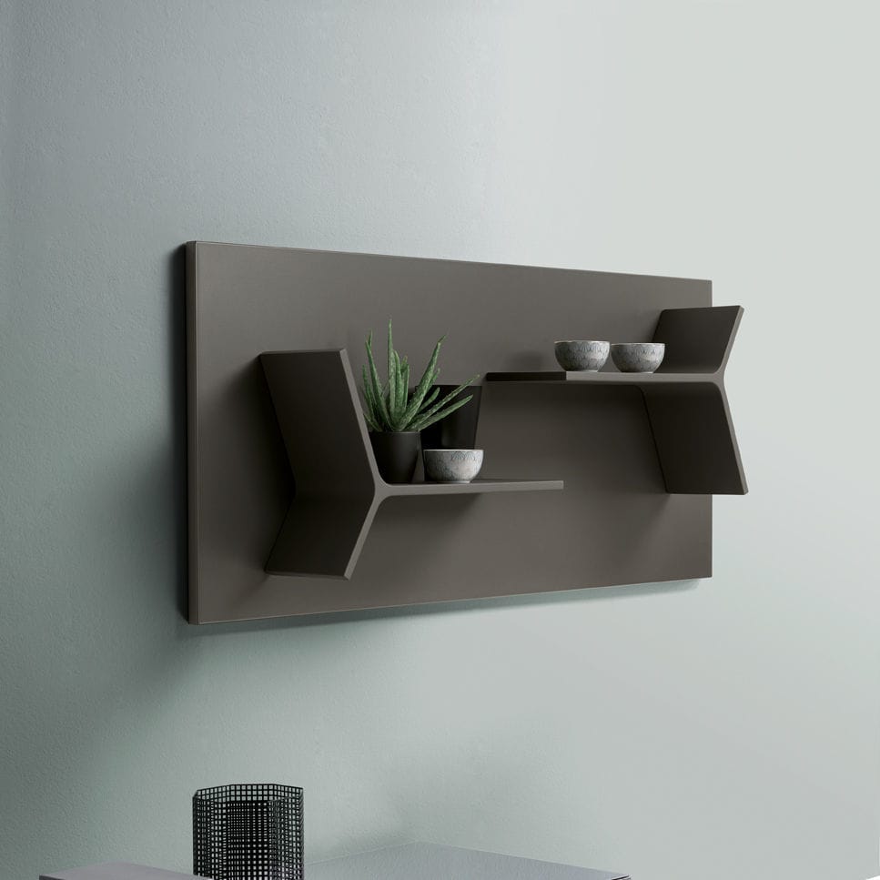 Mensole In Legno Melaminico Nero - Confezione Da 4 - Onlyhangers WS1224BLK