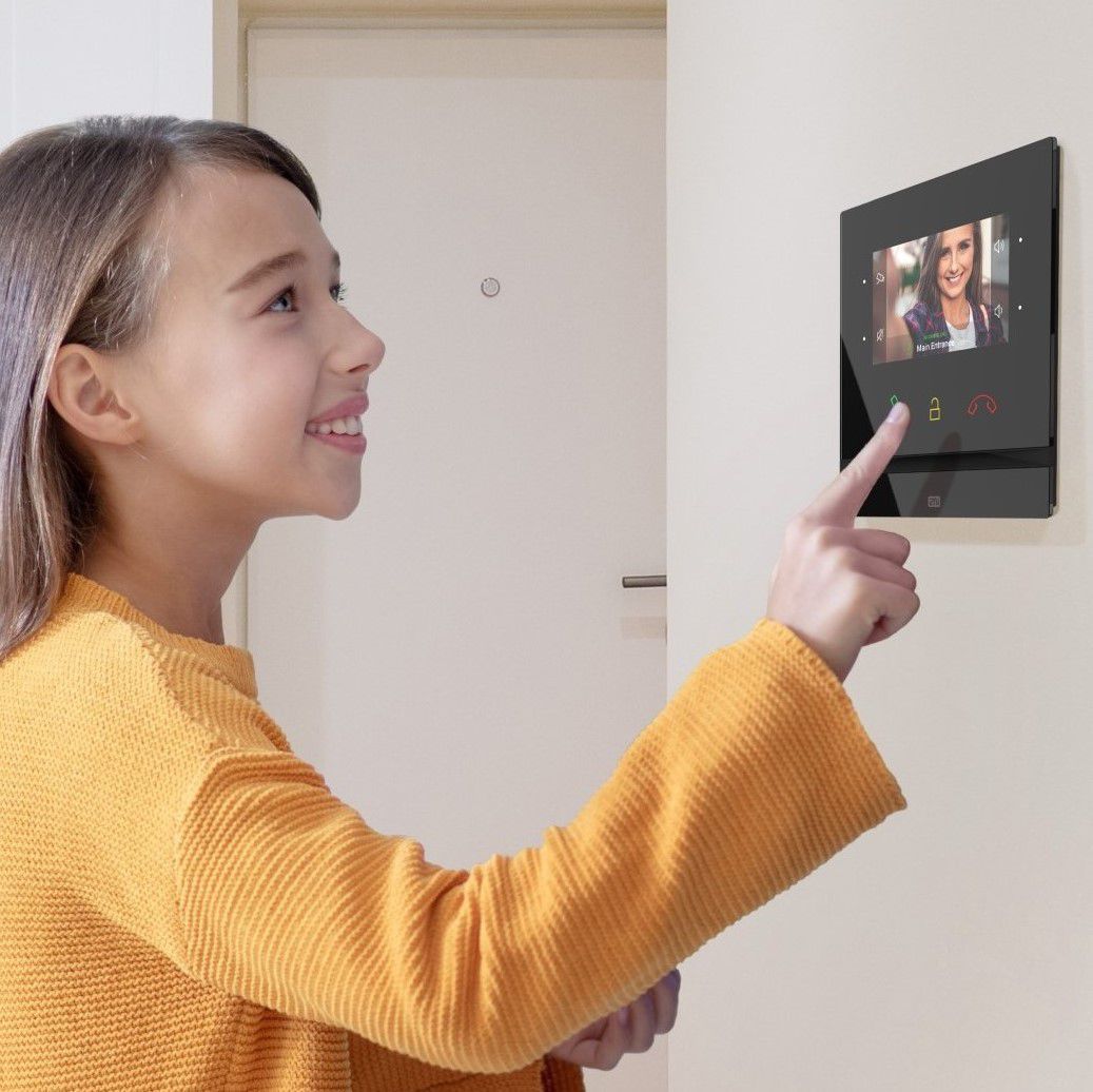 Unit&agrave; Interna 2N Answering 91378601 - Colore Nero, Per Citofonia