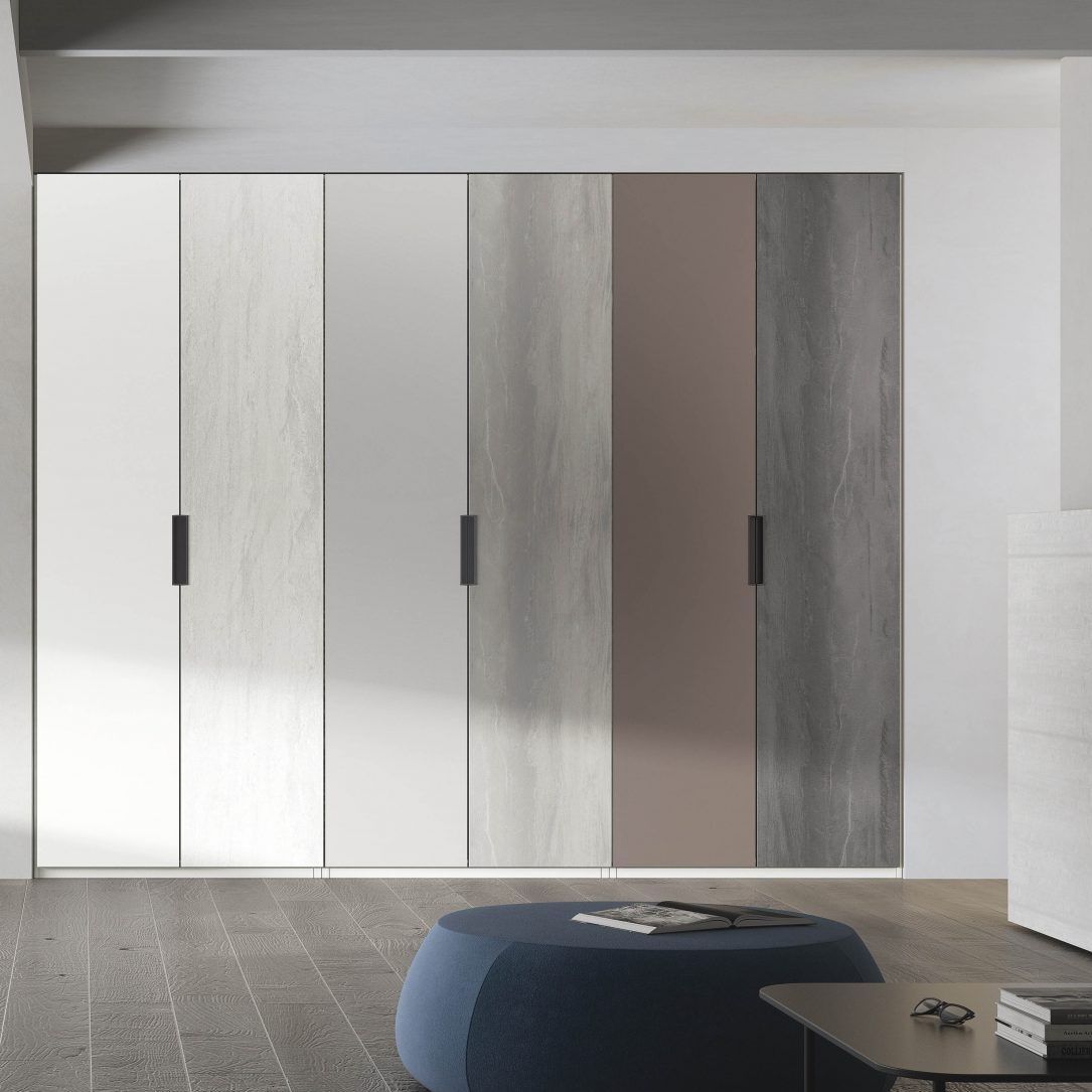 ARMADIO PORTA SCORREVOLE Tascabile Da Incasso Maniglie Rettangolari EUR 24,36 - IT - Foto 3