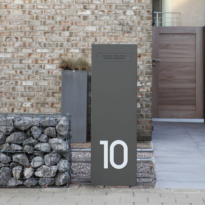 Cassetta Delle Lettere Antracite, Personalizzabile Con Nome E Numero - Foto 8