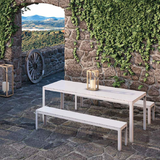 Cuscino Per Panca Da Giardino 2/3 Posti - Impermeabile, 150x50x5 Cm - Tessuto Oxford, Lavabile, Con Lacci Per Fissaggio