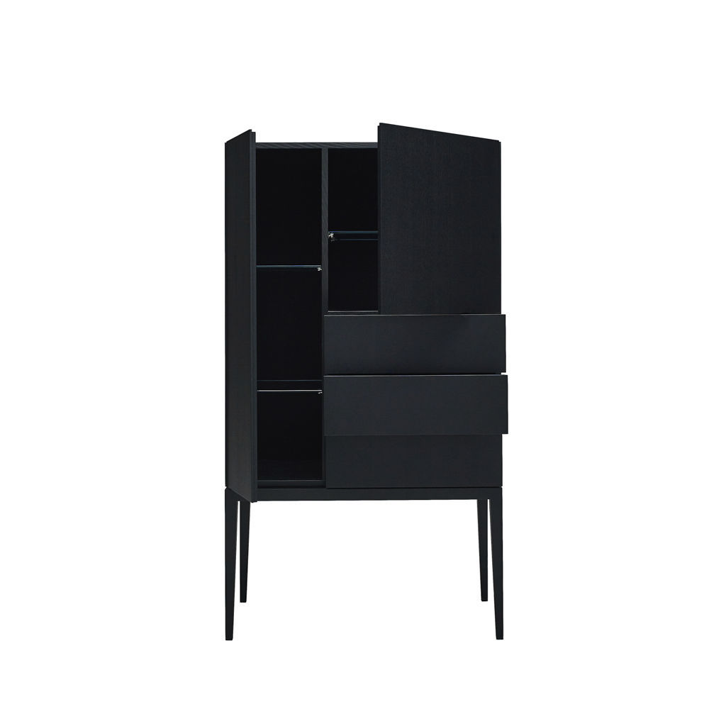 Credenza alta M1129 MINT Furniture moderna / in quercia / in noce