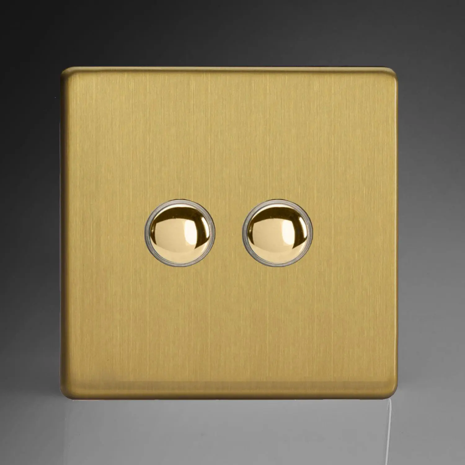 Interruttore Luce Intermedio BG Nexus Ottone Antico 2 Vie - Personalizzato Vintage