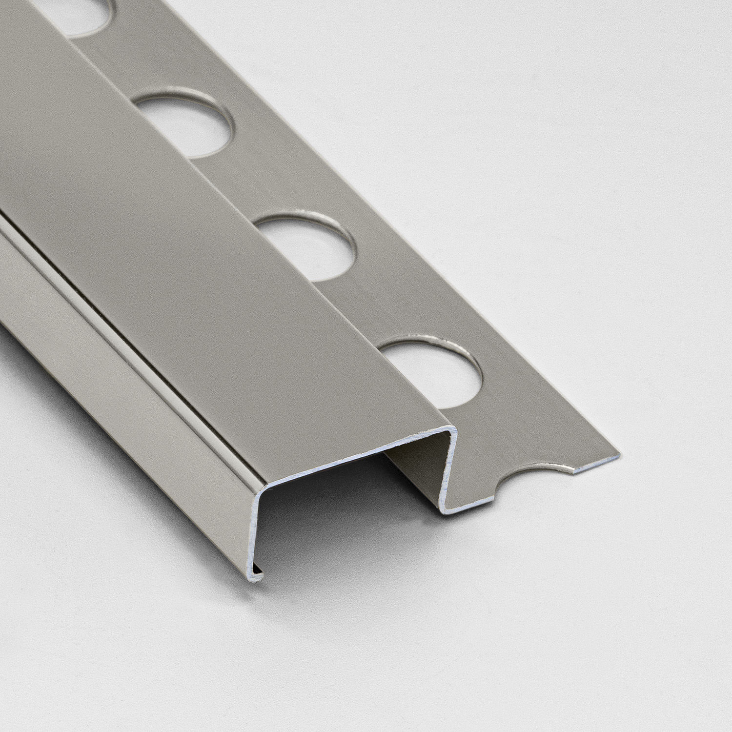 Profilo Angolare Esterno In Alluminio Per Piastrelle - Quarter Round Da 8mm, Finitura Opaca Argento - Protezione Bordi Con Stile - Foto 12