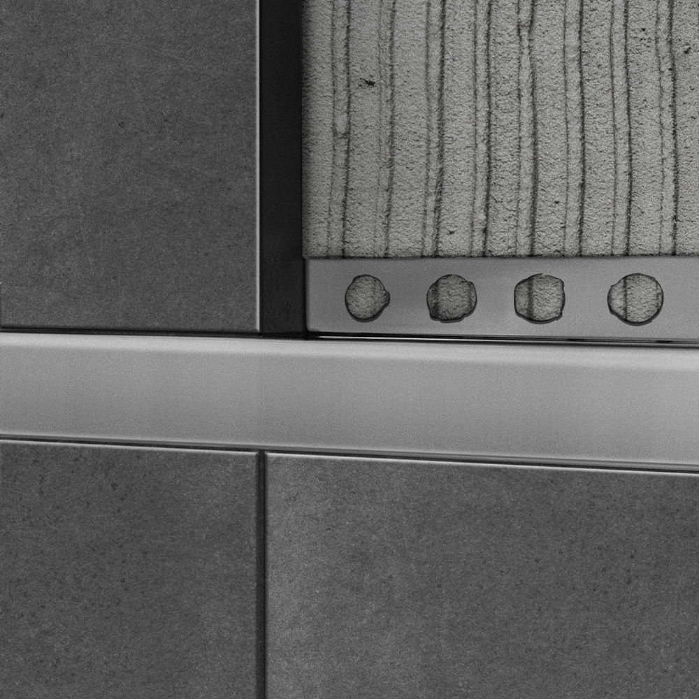 Profilo Angolare Esterno In Alluminio Per Piastrelle - Quarter Round Da 8mm, Finitura Opaca Argento - Protezione Bordi Con Stile - Foto 10