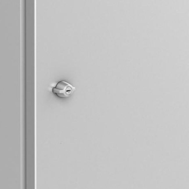 PROTEK-Serratura Bianca Per Porte Con Parte Int. Pro Tek