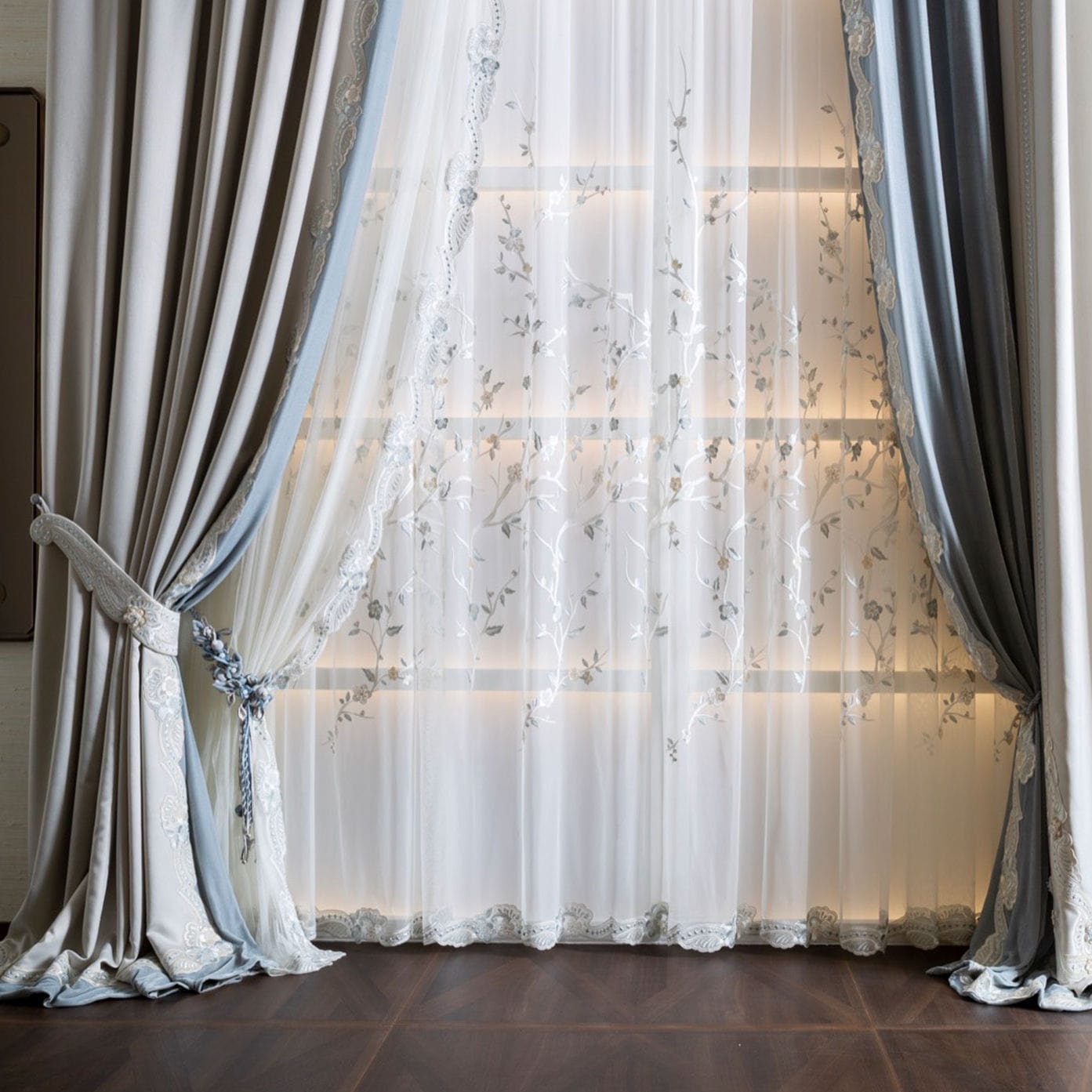 Tenda Trasparente In Poliestere 140x250 Cm, Con Occhielli, Per Soggiorno E Camera Da Letto, Colore Unico, Leggera E Moderna