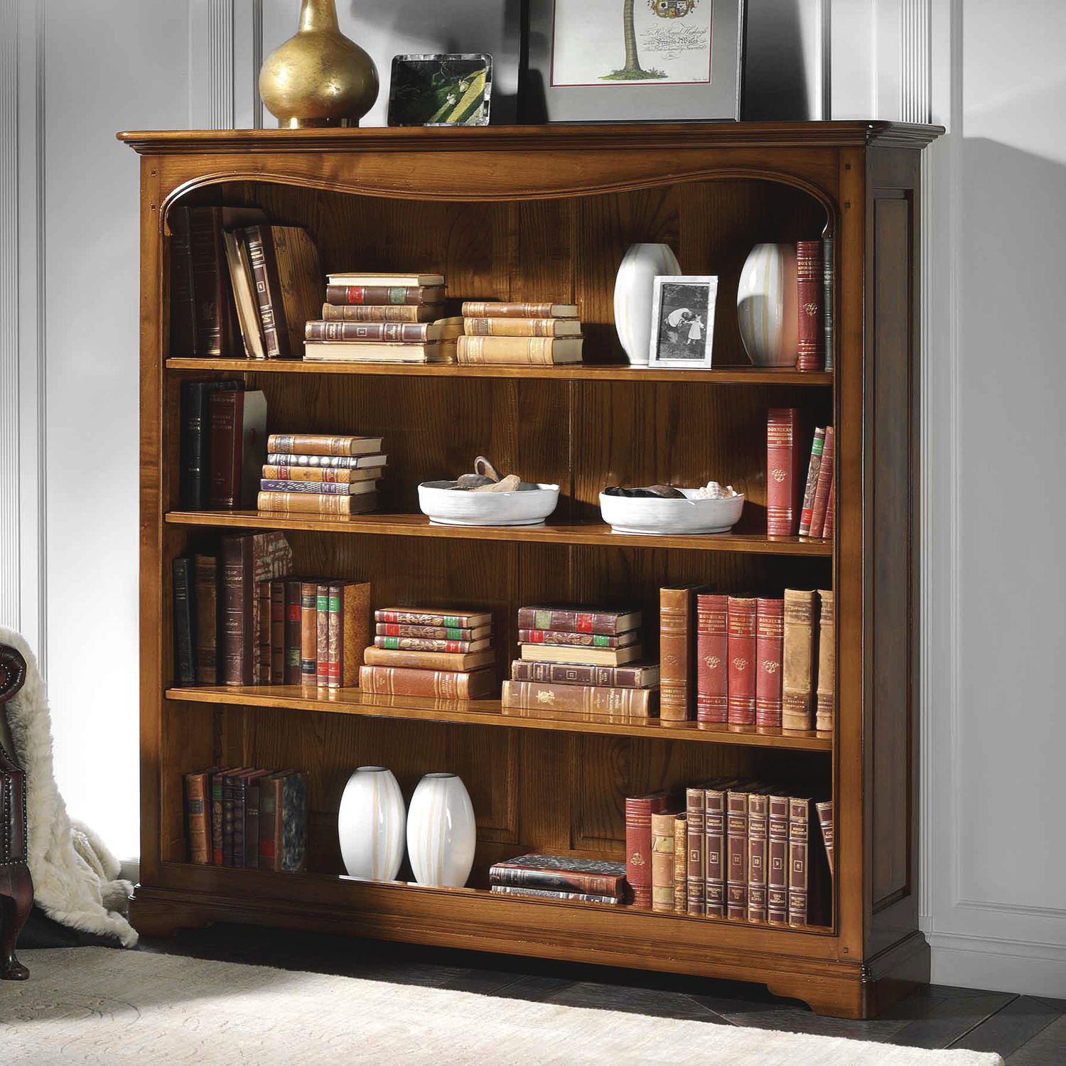 Julian Bowen Credenza Small Lowry In Legno Ciliegio Frassino - Stile Retrò 80x70x38 Cm