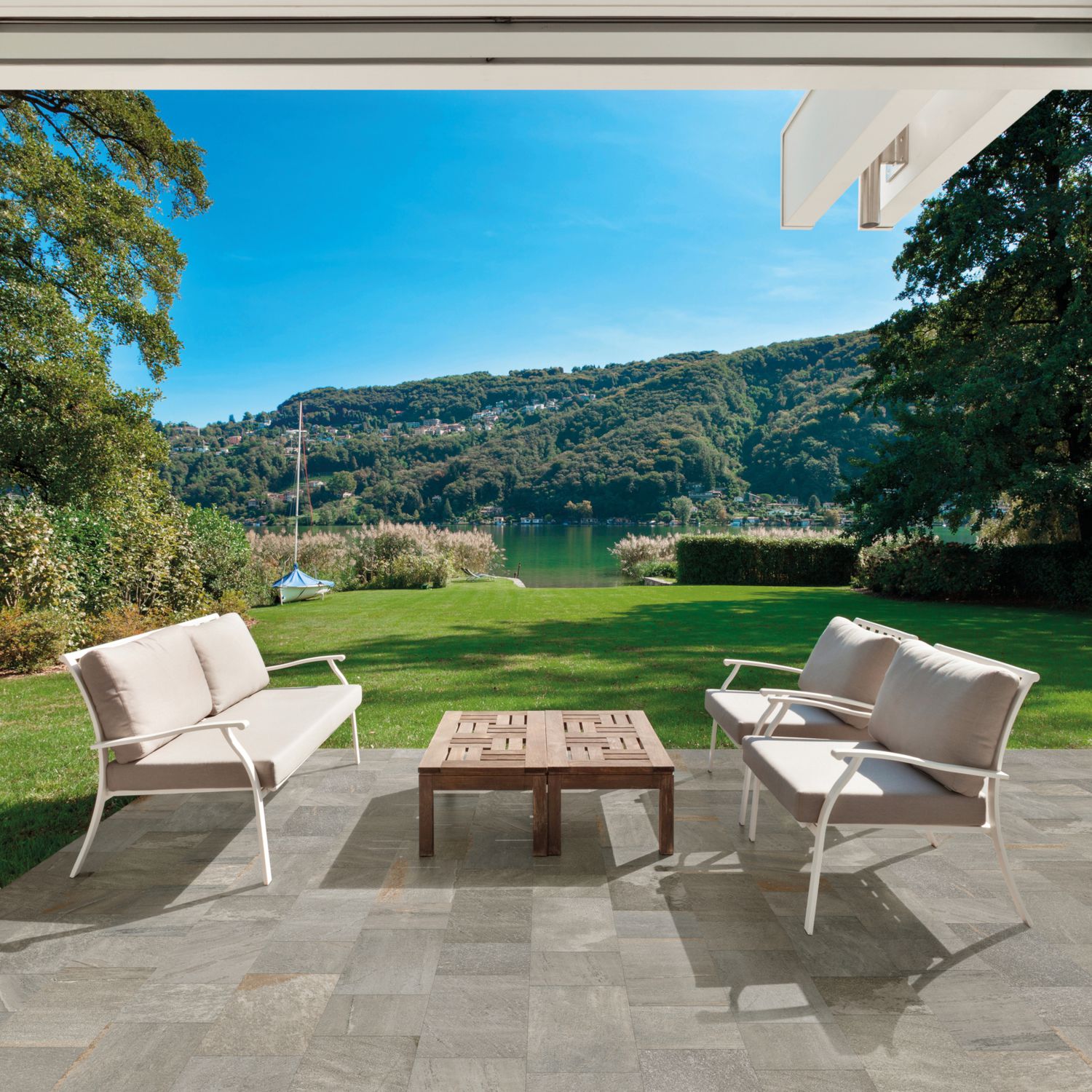 Piastrella Decorativa In Gres Porcellanato Ardesia Metal Diverse Tonalità Del Cotto. Beige - 6
