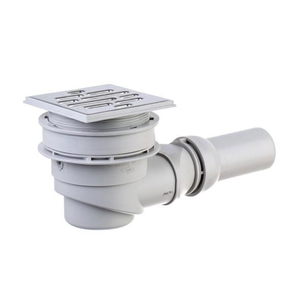 Copertura Per Scarico Doccia In Acciaio Inox - Griglia Antiscivolo Quadrata 11.5cm, Antiotto - Foto 2