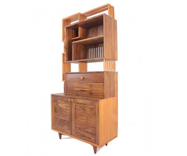 Credenza alta AASAD ALANKARAM classica / in legno massiccio / in teak