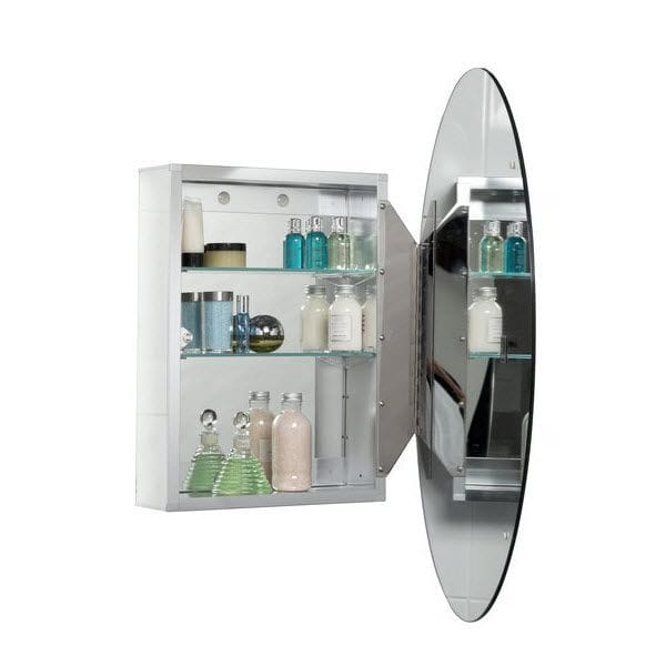 Teamson Home Tyler Armadietto dei medicinali da parete per bagno in