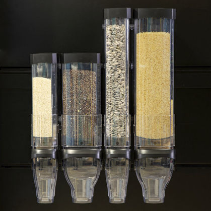 Wokex - Dispenser Automatico Per Cereali A Parete Per Contenitori Per Alimenti Secchi Per Riso Articoli Da Cucina Bottiglie 8108946357638 - Foto 3