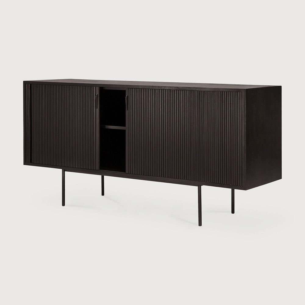Credenza moderna Roller Max ETHNICRAFT in teak / in mogano / con