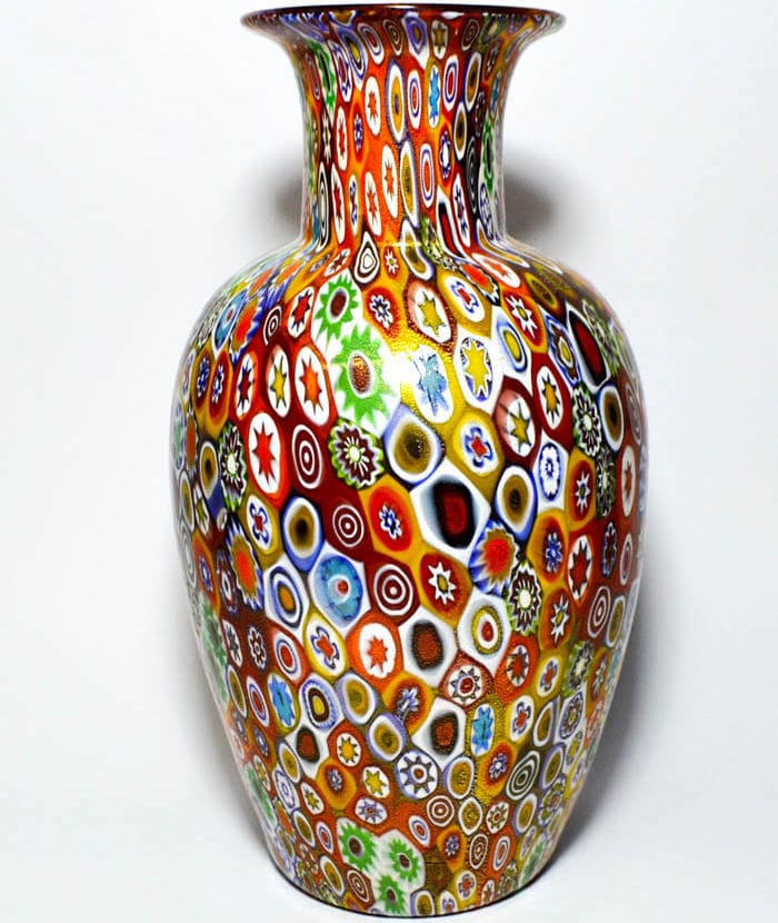 Peggy - Applique Multicolor In Vetro Di Murano Lavorato Rigadin Colorato - Foto 5