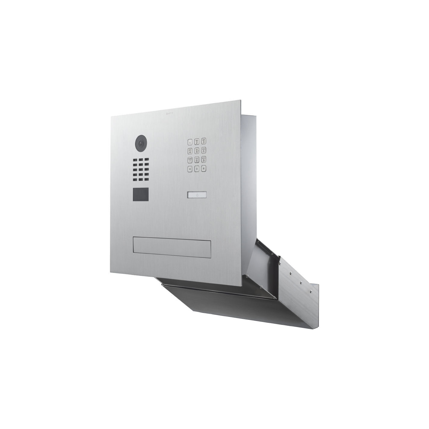 Cassetta Delle Lettere Da Muro In Acciaio Inox - Con Serratura E Targhetta - Foto 7