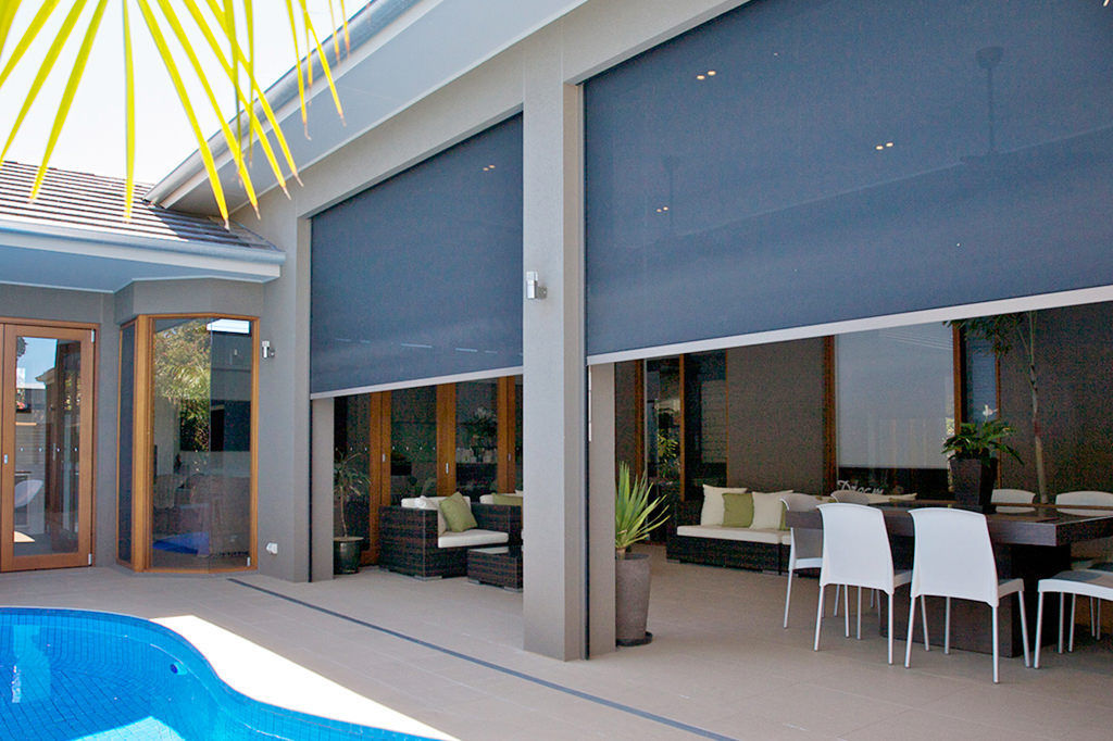 Tenda da sole verticale / a motore / per terrazza / da balcone ZIP