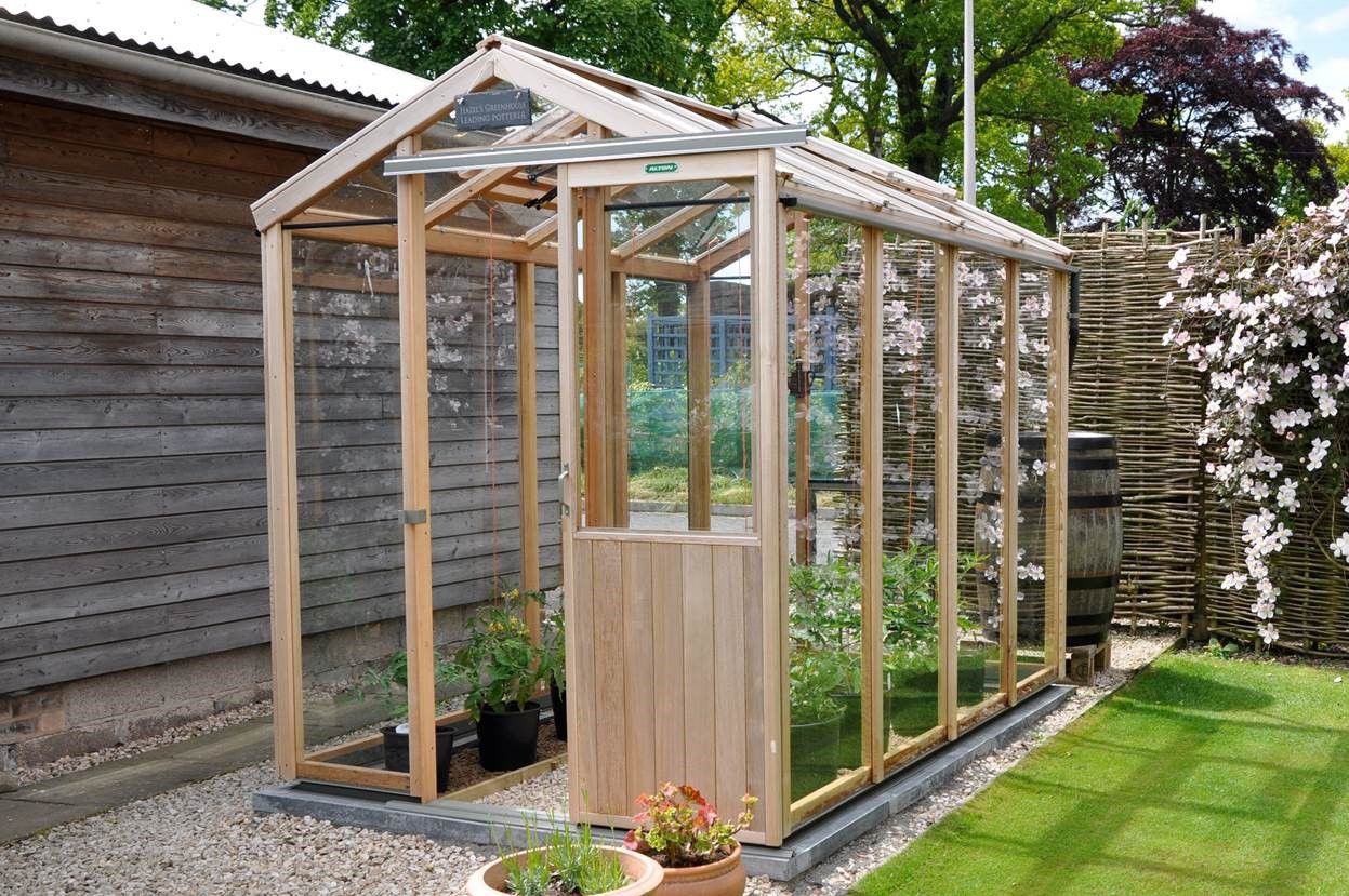 Serra da giardinaggio EVOLUTION FIVE Alton greenhouses a campata / struttura in legno / in