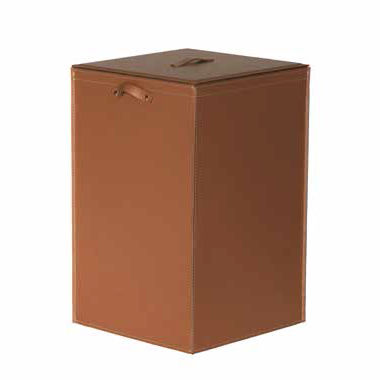 Furniture Limited - Cesto Biancheria Coperchio Marrone Scuro - Foto 12