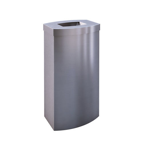 Emuca Cestino Circolare Per EsterniRecycle, Apertura Del Coperchio Tramite Sensore Di Movimento 1x20lt Acciaio Inossidabile 83315658