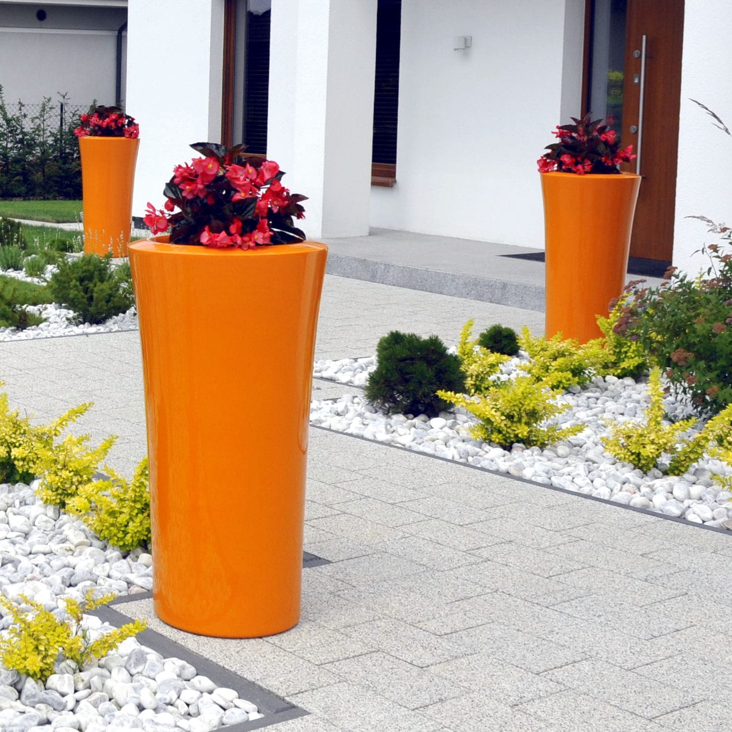 Vasi da esterni, interni e da giardino - Decor Home- SERRALUNGA- Colore Marrone