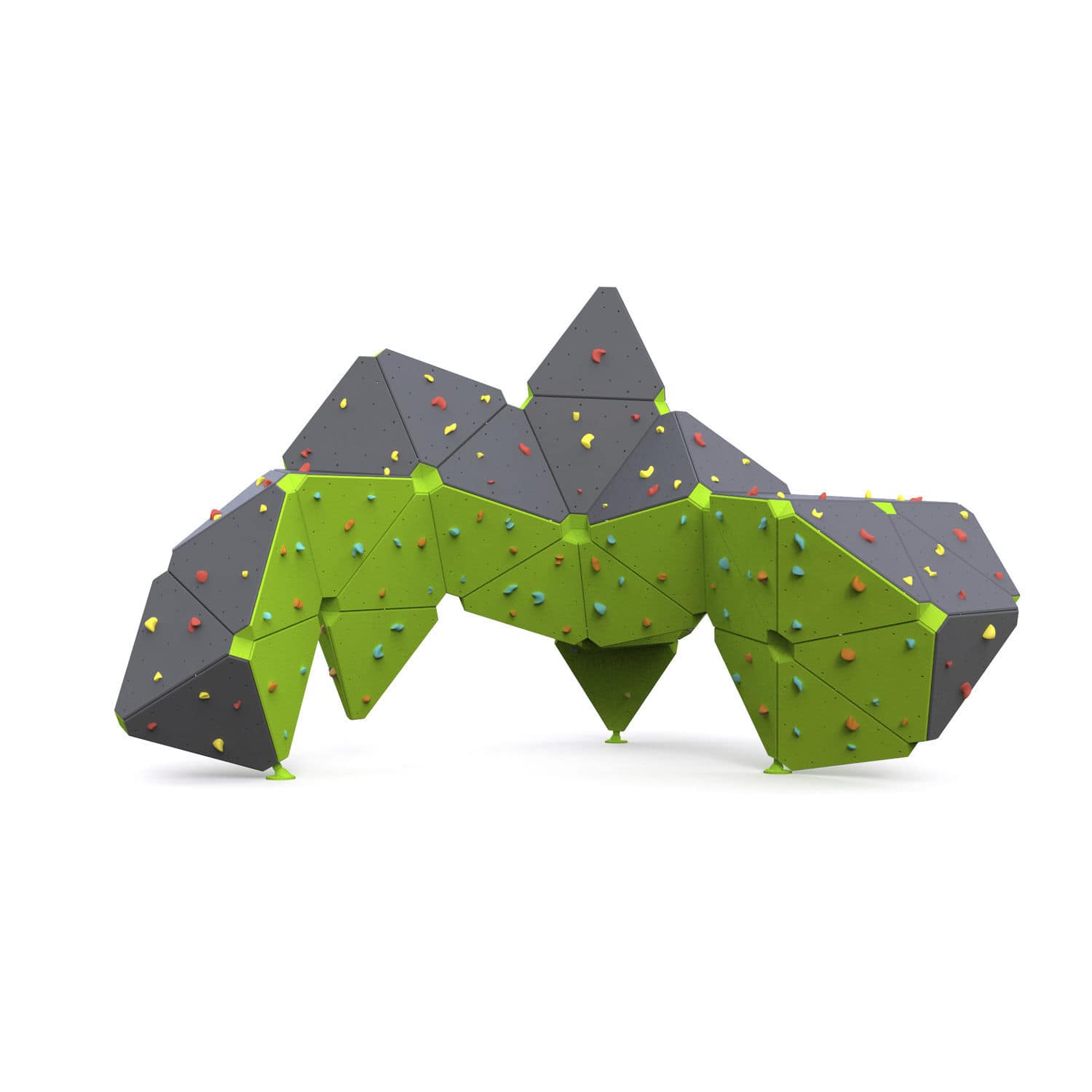 VEVOR Cupola Arrampicata 3,05 M Con Canestro E Palloni - Struttura Geometrica In Acciaio, Portata 453 Kg, Per Bambini 3-10 Anni, Gioco Da Giardino E Parco Giochi - 2