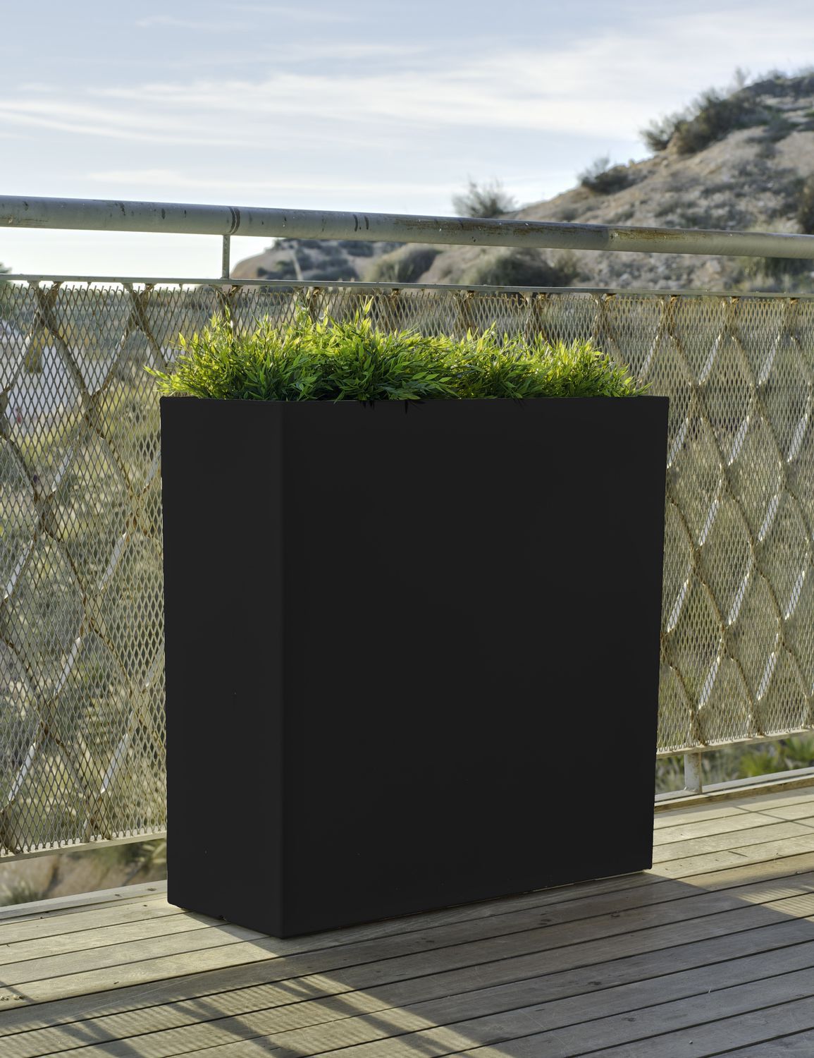 Fioriera MATELICA in polietilene tortora H 42 cm L 75 x P 30 cm | Leroy