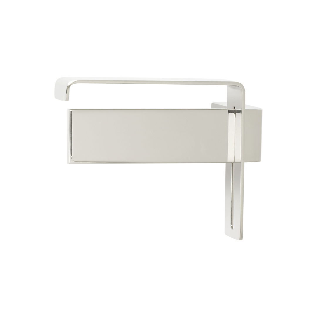 MSV Abby Portarotolo Da Parete – Design Moderno In Acciaio Nero Opaco Per Bagno