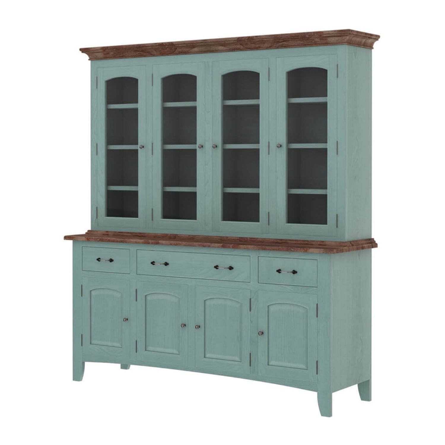 Credenza alta EL PASO Furniture BoutiQ classica / in legno massiccio / con ripiano