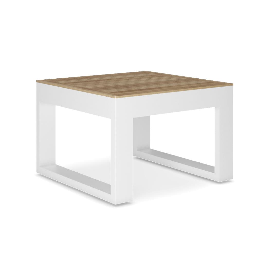 Tavolino Basso Moderno EDGE SJY FURNITURE In Teak In Vetro